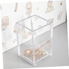 Operitacx 2pcs Box Acrylic Storage Clear Makeup Brush Organizer Clear