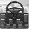 SEG Direct Car Steering Wheel Cover for Medium Standard Size