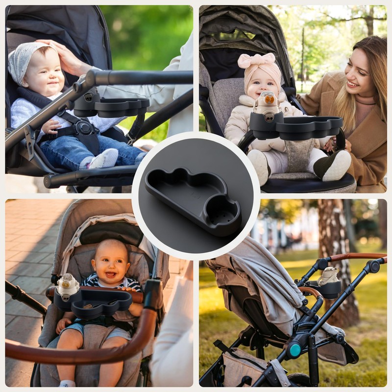 Li & Zhao Universal Baby Stroller Snack Tray Attachment -