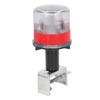 Solar Powered LED Strobe Robust Reflective Waterproof Beacon Warning Light
