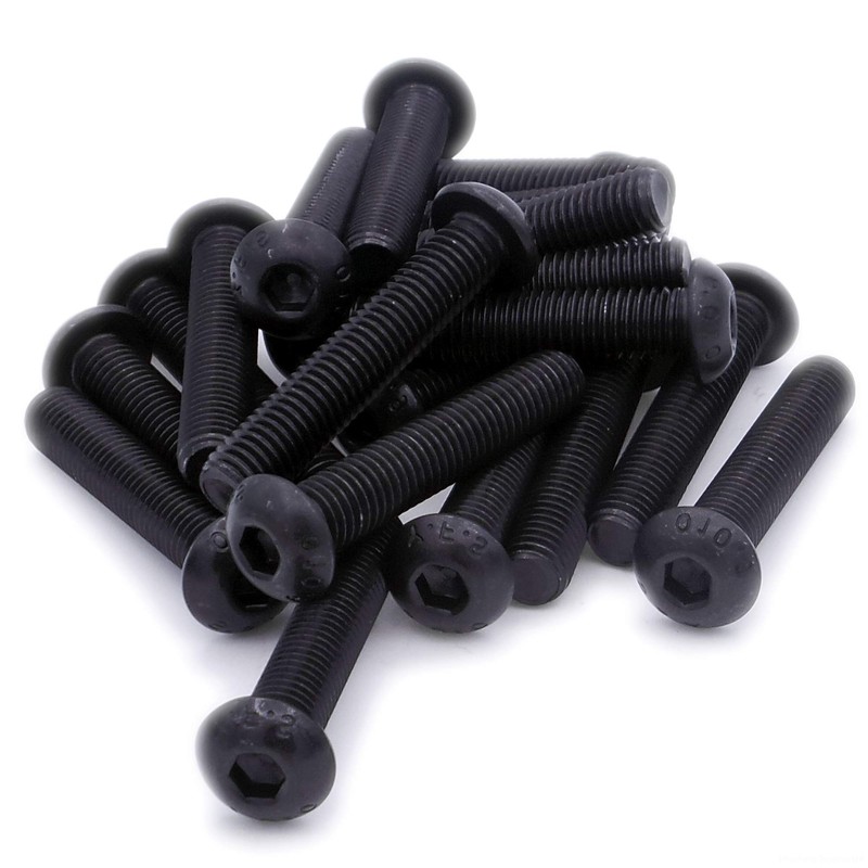M6 (6mm x 16mm) Hex Socket Button Machine Screw (Bolt)