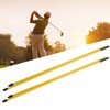 Fiberglass Golf Alignment Sticks 2 Sections Foldable Golf Direction Indicator