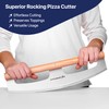 KitchenStar 16" Pizza Cutter Rocker Razor Sharp Stainless Steel Slicer