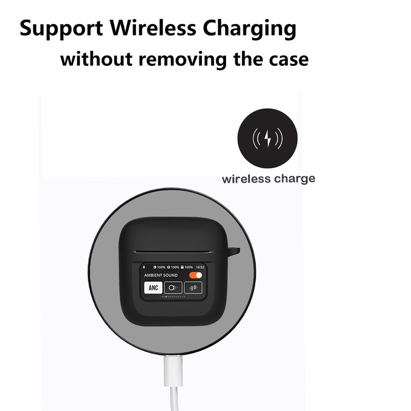 Ziseyoru Case Cover Compatible with JBL Tour Pro 2 Earbuds