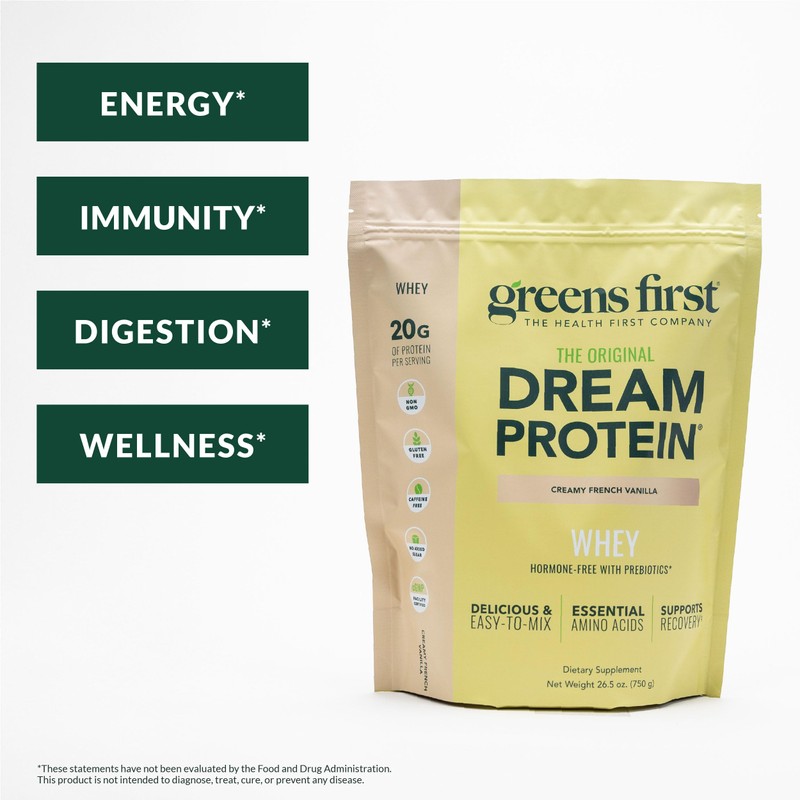 Greens First Dream Protein Powder Whey - 20g Protein Per