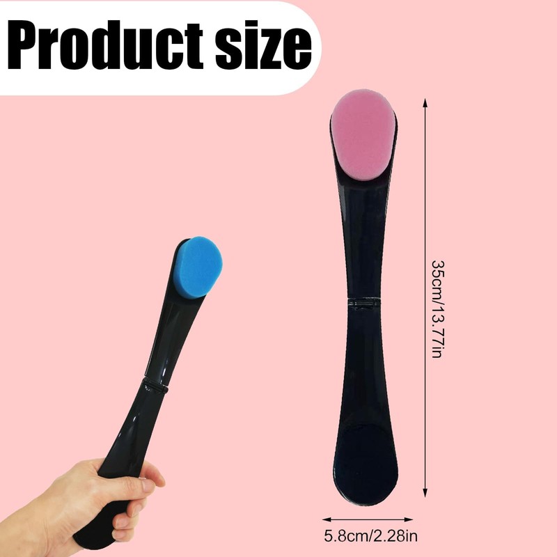2pcs Lotion Applicator for Back,Foldable Body Lotion Applicator for Hard-to-Reach