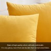 MIULEE Set of 2 Velvet Soft Solid Decorative Square Scatter