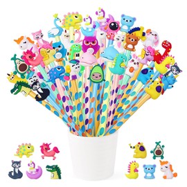 Gudotra Pack of 40 Pencils Gadget Birthday Children Pencils Animals for Children Gifts End Party Birthday Colouring Pencils Gift Children's Birthday After Party