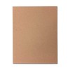 30pt 8" x 10" Brown Kraft Cardboard Chipboard (100 Pieces)