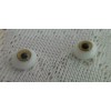 DOLL EYES - GLASS FLAT OVAL - 6MM - HAZEL