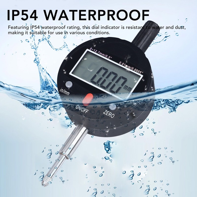 Digital Indicator Electronic Dial Gauge High Accuracy Measuring Tool IP54