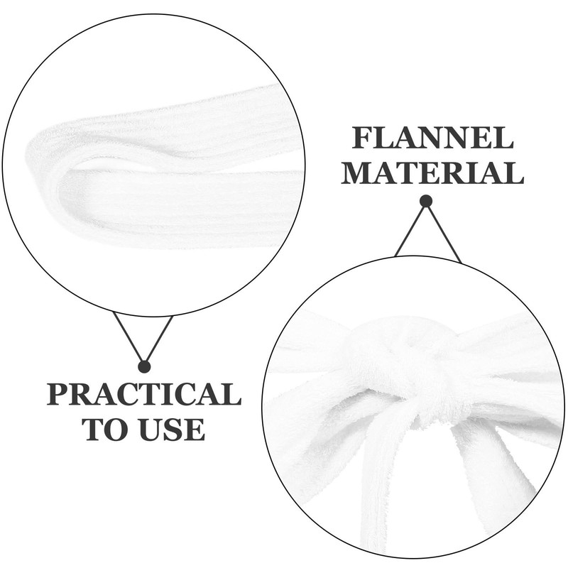 WOFASHPURET Bathrobe Belt Straps Hotel Robe Replacement Cotton Replacement Clothing