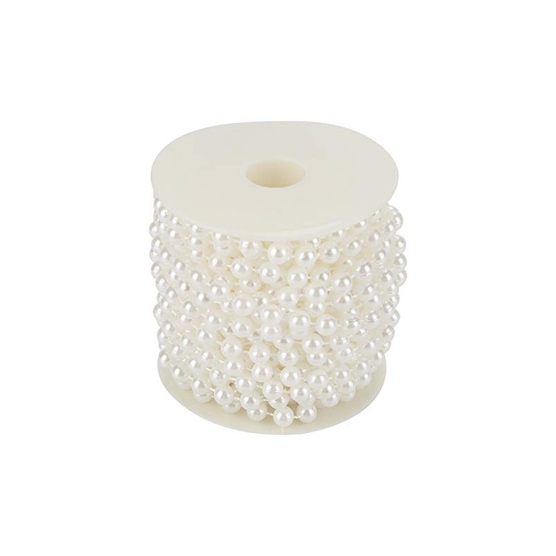 Pearl Bead String, 10m/roll Grinding Pearl Wire Beads Garland String