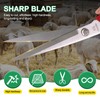 Manual Wool Shearing Shear Stainless Steel Trimming Scissor Long blades