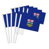 10 PCS Alberta Canada Handheld Flag, AB Hand Held Decor,Province