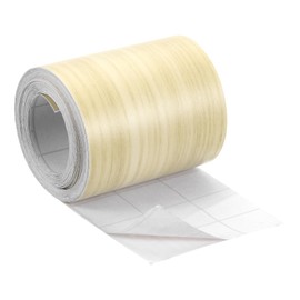 uxcell 1 Roll Wood Grain Tape, 2.36" x 26 Ft Realistic Textured Repair Tape Self Adhesive Wood Textured Patch for Floor Wall Door Table Cabinets Desk Furniture Home Decor(Yellow)