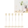 6pcs Metal Wedding Table Numbers Rust Prevention Thickened Tall Table
