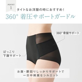 [グンゼ] ガードル 補正下着 骨盤サポート ショートガードル KIREILABO キレイラボ KB4362 レディース クリスタルベージュ M