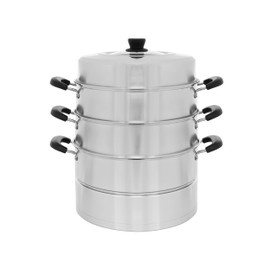 Concord 4 Tier Stainless Steel Steamer Cookware Pot (26 CM)
