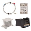 Digital PID Thermostat Air Heater Temperature Controller K Thermocouple SSR