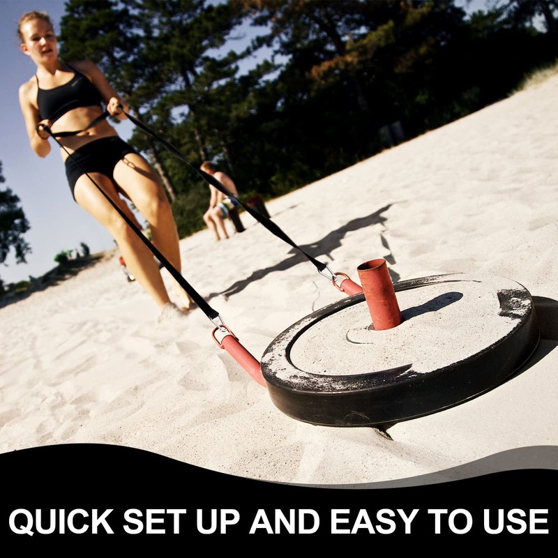 2 Pcs Strap for Weighted Sled Training Sled Workout Equipment