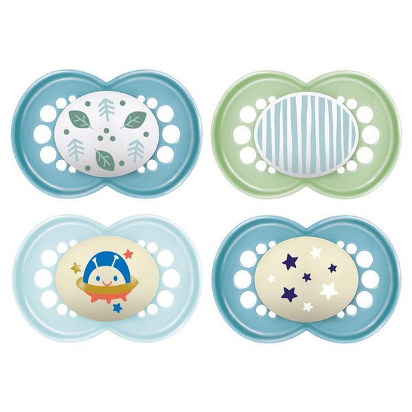 MAM Day & Night Pacifiers Glow in The Dark Pacifier