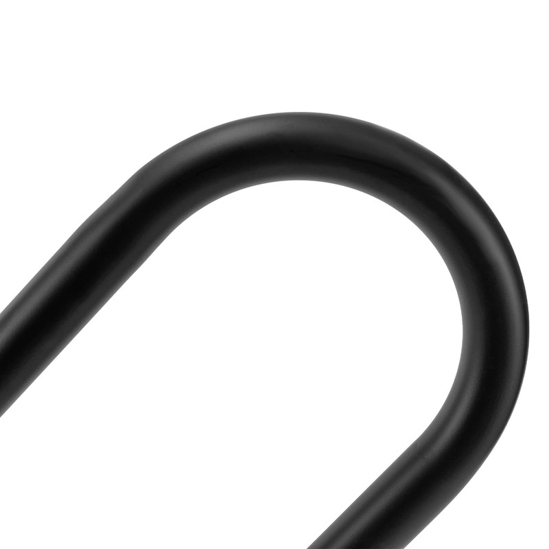 DYNAMI 2-Pack Stainless Steel U-Shaped Handrail for 1-3 Steps,27.5in Black