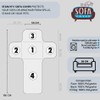 BEST DIRECT Sofa Cover Individual - 2 Seats - 3