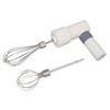 Electric Hand Mixer Warm White Cordless Rechargeable 2000mAh Battery Stainless