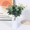 50pcs Eucalyptus Stems Money Leaf Green Plant Bouguet Leaf Branches