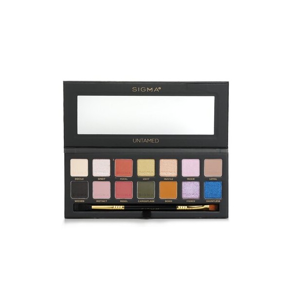 Untamed Eyeshadow Palette With Dual Ended Brush (14x Eyeshadow + 1x Dual Ended Brush)  19.32g/0.68oz
