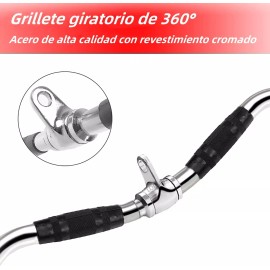 UWEI Agarradera Maneral Jaladera Z Protector Polea P/espalda 76cm