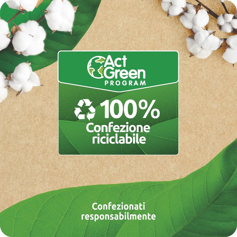 EveryDay Natura Normal Pantiliners, 100% Organic Cotton, Biodegradable, Pack of