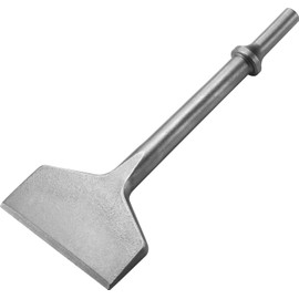 Air Hammer Chisel Bits, Firecore 3 Inch Wide Air Floor Scraper 0.401 in Shank Tile Thinset Scaling Adhesive Removal, Impact Pneumatic Air Hammer Chisel Spring Attachments - FS18375