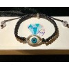 CharBling Evil Eye Protection Shamballa Adjustable Bracelet Unisex-0014