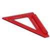 Woodworking Triangle Ruler Aluminium Alloy British System Measuring Tool for