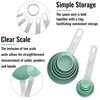 zeyedemo 11PCS Measuring Cups and Spoons Set Durable Stackable Measuring