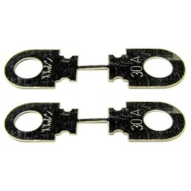 TWO 30A Diesel Glow Plug Strip HSB Fuse 30 Amp, Donut Ends, Flosser Germany