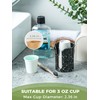 YHOJOY Bathroom Cup Dispenser 3 Oz, Ceramic Bathroom Cup Holder