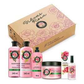 Herbal Essences - Kit Herbal Essences Vibras Rosa Mosqueta 5 Pzs - Rosa - Top Quality