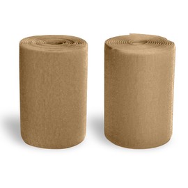 Coyote Tan 4 Inch x 3 Yd Hook and Loop Tape Non-Adhesive Nylon Interlocking Fabric Tape Strips Wide Sewing Fasteners Thick Strong Grip Roll for Military Form Bags Clothes Shoes Backpacks DIY Craft