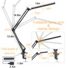 TROPICALTREE LED Desk Lamp for Home Office, Clamp-On with 5