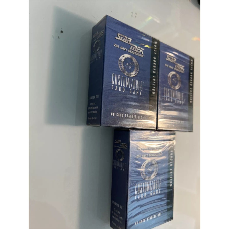 1994 Star Trek White Border Edition Customizable Card Game Sets