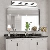 SineRise LED Modern Bathroom Vanity Light Fixtures (4-Light, 30-Inch), Chrome