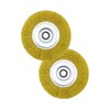 OSFTBVT 6" Bench Wire Wheel Brush Coarse Crimped Steel Wire