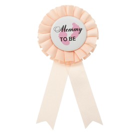 PATIKIL Mom to Be Tinplate Badge Pin, Gender Reveal Button Pins New Dad Mom Gifts for Party Celebration Decorations, Champagne