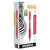 Zebra Pen Sarasa Gel Retractable Pens, Red, 12 Pack