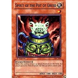 Yu-Gi-Oh! - Spirit of The Pot of Greed (IOC-009) - Invasion of Chaos - 1st Edition - Common