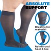 ABSOLUTE SUPPORT Made in USA - Sheer Compression Socks for