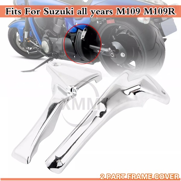 Unbranded Left & Right Fairing Body Frame Cover Chrome For